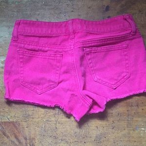 FOREVER 21 Girls Pink Jean Shorts Size 10